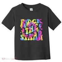 Rock The Staar Rock The Test Test Day Teachers Motivational Toddler T-Shirt thumb 0