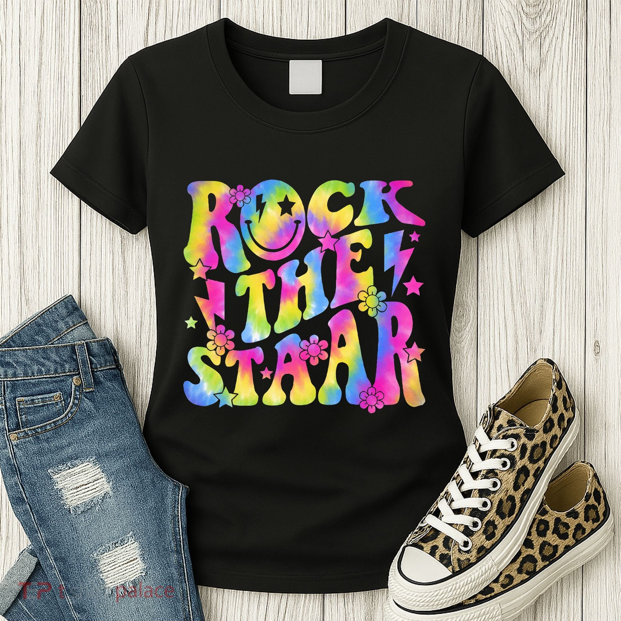 Rock The Staar Rock The Test Test Day Teachers Motivational Women's T-Shirt