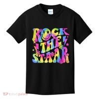 Rock The Staar Rock The Test Test Day Teachers Motivational Kids T-Shirt thumb 0