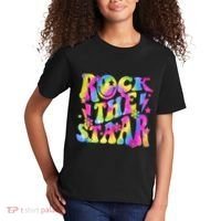 Rock The Staar Rock The Test Test Day Teachers Motivational Kids T-Shirt thumb 2