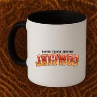 Rootin Tootin Shootin Reverse Cowgirl Western Logo Coffee Mug thumb 2