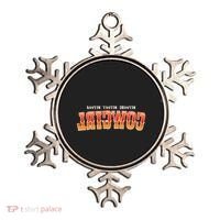 Rootin Tootin Shootin Reverse Cowgirl Western Logo Ornament thumb 0