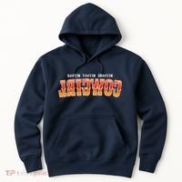 Rootin Tootin Shootin Reverse Cowgirl Western Logo Hoodie thumb 0