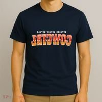 Rootin Tootin Shootin Reverse Cowgirl Western Logo T-Shirt thumb 3
