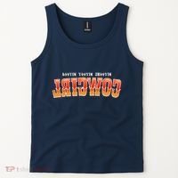 Rootin Tootin Shootin Reverse Cowgirl Western Logo Tank Top thumb 2