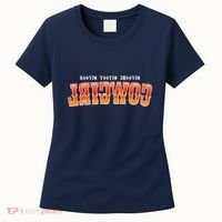 Rootin Tootin Shootin Reverse Cowgirl Western Logo Women's T-Shirt thumb 0