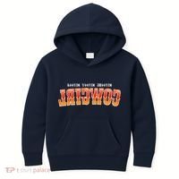 Rootin Tootin Shootin Reverse Cowgirl Western Logo Kids Hoodie thumb 0
