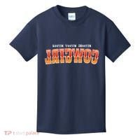 Rootin Tootin Shootin Reverse Cowgirl Western Logo Kids T-Shirt thumb 0