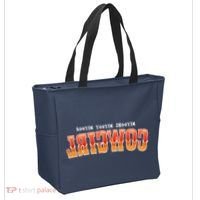 Rootin Tootin Shootin Reverse Cowgirl Western Logo Tote Bag thumb 2