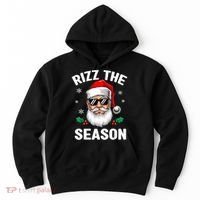 Rizz The Season Santa Funny Christmas Hoodie thumb 0