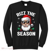Rizz The Season Santa Funny Christmas Sweatshirt thumb 0