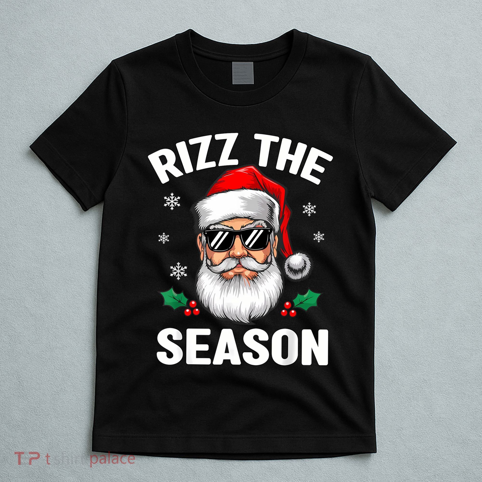 Rizz The Season Santa Funny Christmas T-Shirt