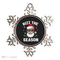 Rizz The Season Santa Funny Christmas Ornament thumb 0