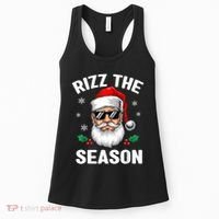 Rizz The Season Santa Funny Christmas Women's Tank Top thumb 0