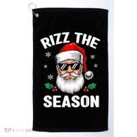 Rizz The Season Santa Funny Christmas Golf Towel thumb 0
