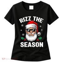 Rizz The Season Santa Funny Christmas Women's T-Shirt thumb 0