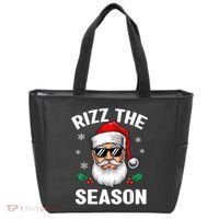 Rizz The Season Santa Funny Christmas Tote Bag thumb 0