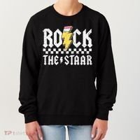 Rock The Staar Motivational Testing Day For Teacher Student Women's Sweatshirt thumb 0