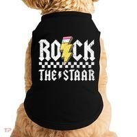 Rock The Staar Motivational Testing Day For Teacher Student Doggie Tank thumb 0