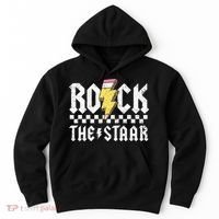 Rock The Staar Motivational Testing Day For Teacher Student Hoodie thumb 0