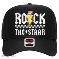 Rock The Staar Motivational Testing Day For Teacher Student Hat thumb 0