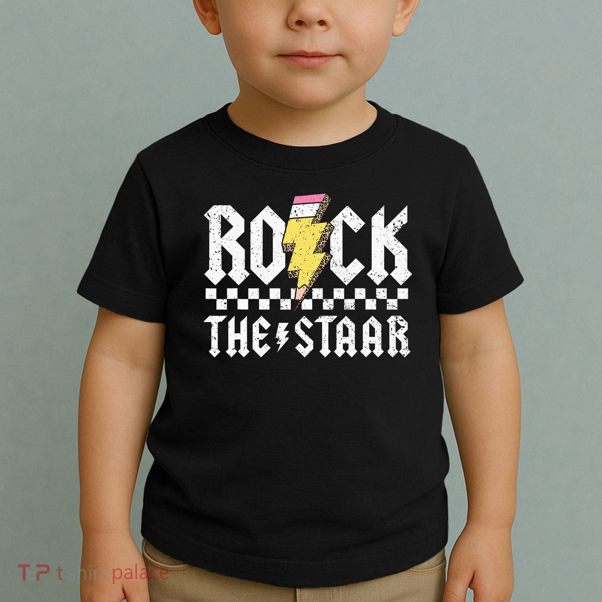 Rock The Staar Motivational Testing Day For Teacher Student Toddler T-Shirt