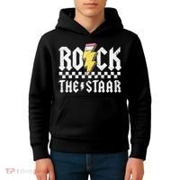 Rock The Staar Motivational Testing Day For Teacher Student Kids Hoodie thumb 4