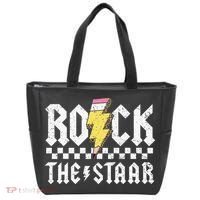 Rock The Staar Motivational Testing Day For Teacher Student Tote Bag thumb 0