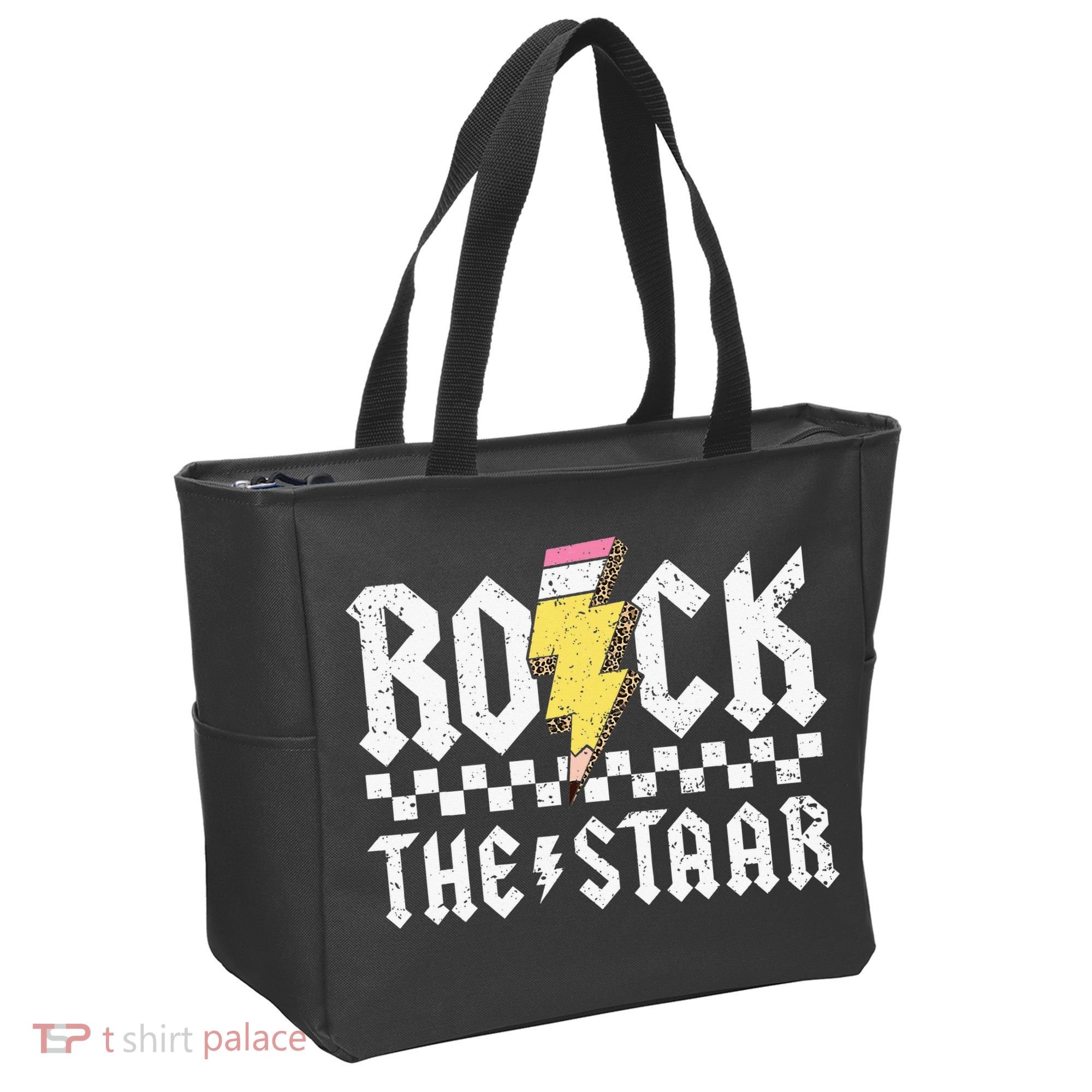 Rock The Staar Motivational Testing Day For Teacher Student Tote Bag