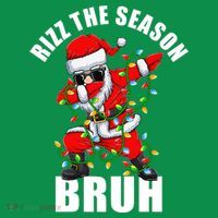 Rizz The Season Bruh Christmas Rizzmas Santa Claus T-Shirt thumb 7
