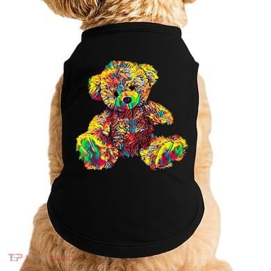 Rainbow Toy Stuffed Bear Doggie Tank