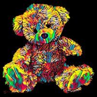 Rainbow Toy Stuffed Bear Doggie Tank thumb 4