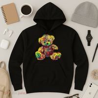 Rainbow Toy Stuffed Bear Hoodie thumb 3