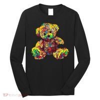 Rainbow Toy Stuffed Bear Long Sleeve Shirt thumb 0