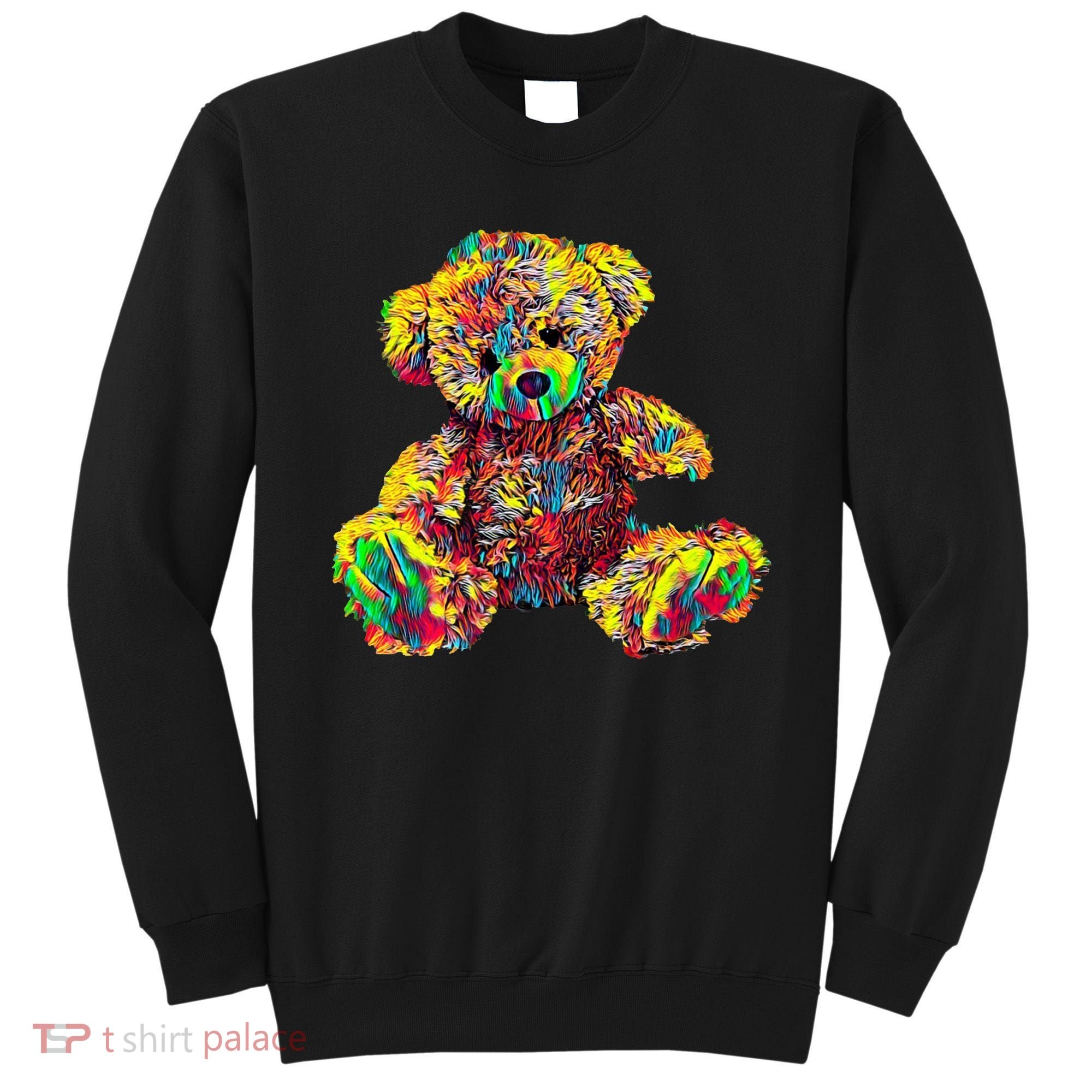 Rainbow Toy Stuffed Bear Sweatshirt