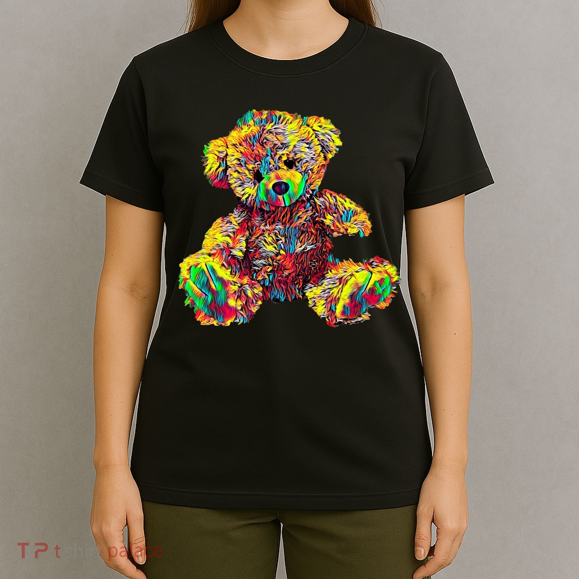 Rainbow Toy Stuffed Bear T-Shirt