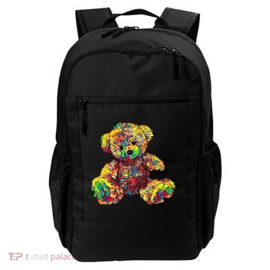 Rainbow Toy Stuffed Bear Backpack