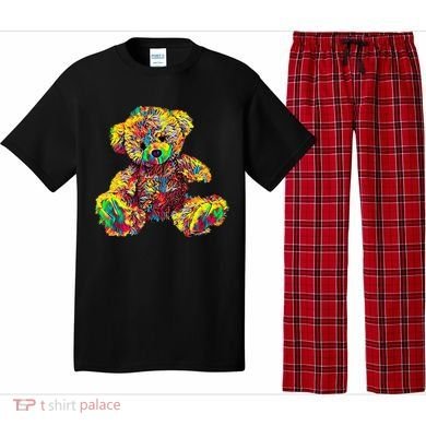 Rainbow Toy Stuffed Bear Pajama Set