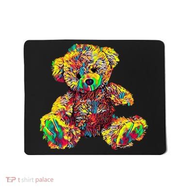 Rainbow Toy Stuffed Bear Mousepad