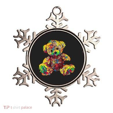 Rainbow Toy Stuffed Bear Ornament