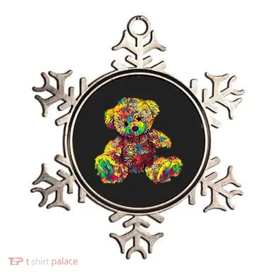 Rainbow Toy Stuffed Bear Ornament