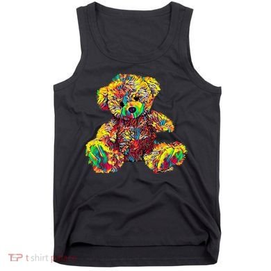Rainbow Toy Stuffed Bear Tank Top