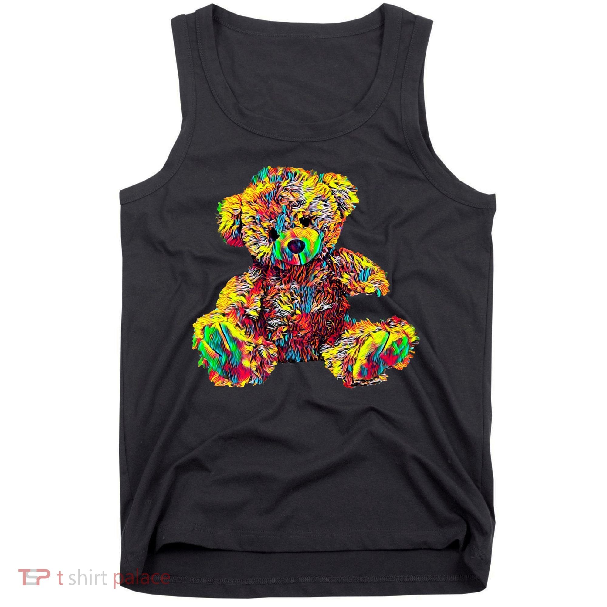 Rainbow Toy Stuffed Bear Tank Top