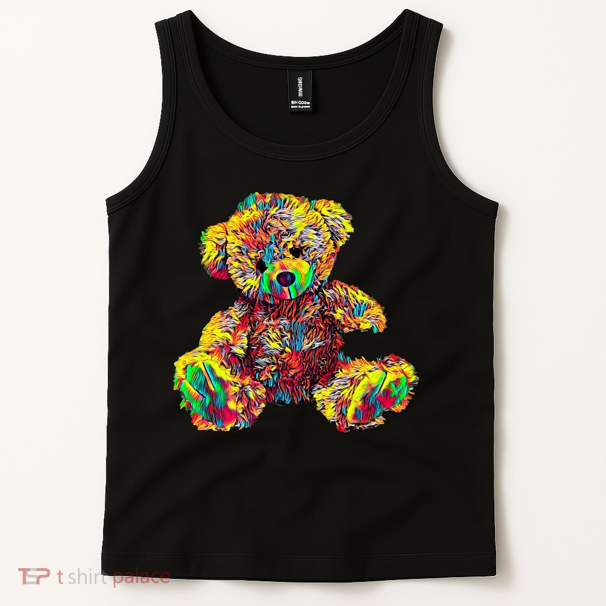 Rainbow Toy Stuffed Bear Tank Top
