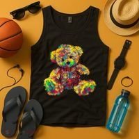 Rainbow Toy Stuffed Bear Tank Top thumb 4