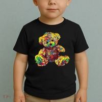 Rainbow Toy Stuffed Bear Toddler T-Shirt thumb 2