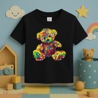Rainbow Toy Stuffed Bear Toddler T-Shirt thumb 3