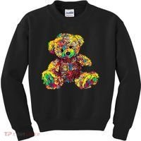 Rainbow Toy Stuffed Bear Kids Sweatshirt thumb 0