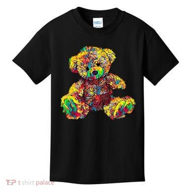 Rainbow Toy Stuffed Bear Kids T-Shirt