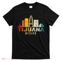 Retro Tijuana Skyline Vintage Mexico Souvenir T-Shirt thumb 0